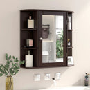 Wall-Mounted Bathroom Mirror Cabinet with Storage Shelves by LJGDeals
