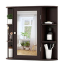 Wall-Mounted Bathroom Mirror Cabinet with Storage Shelves by LJGDeals