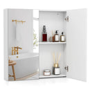 Double Door Bathroom Wall Cabinet with Mirror and Adjustable Shelf by LJGDeals