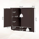 Wall Mounted Bathroom Storage Medicine Cabinet with Towel Bar by LJGDeals