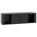 Wall Mounted Floating 2 Door Desk Hutch Storage Shelves by LJGDeals