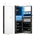 Wall Mounted Jewelry Cabinet with Full-Length Mirror by LJGDeals