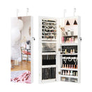 Wall Mounted Jewelry Cabinet with Full-Length Mirror by LJGDeals