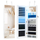 Wall Mounted Jewelry Cabinet with Full-Length Mirror