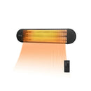 750W/1500W Wall Mounted Infrared Heater with Remote Control by LJGDeals