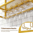 Wall Mounted Wine Rack 47" Large Floating Bar Shelves by LJGDeals