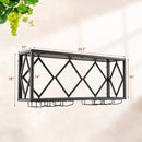 Wall Mounted Wine Rack for 39 Bottles and 12 Glasses by LJGDeals