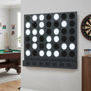 Wall-Mounted Jumbo 4-in-a-Row Game with Acrylic Discs by DirectDeals