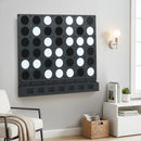 Wall-Mounted Jumbo 4-in-a-Row Game with Acrylic Discs by LJGDeals