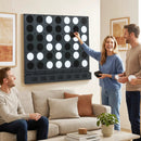 Wall-Mounted Jumbo 4-in-a-Row Game with Acrylic Discs by LJGDeals