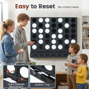 Wall-Mounted Jumbo 4-in-a-Row Game with Acrylic Discs by LJGDeals