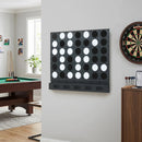 Wall-Mounted Connect 4 Game with Acrylic Discs by DirectDeals