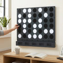 Wall-Mounted Connect 4 Game with Acrylic Discs by LJGDeals
