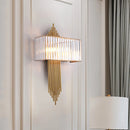 Wallis Gold Crystal Wall Lamp
