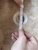 Walnut Travertine Natural Stone Vessel Sink Honed and Filled  (W)17" (L)21" (H)6"