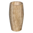 Brown Traveling Travertine Pedestal Sink Curved Honed 16" x 33.5"