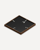 Walnut Oak Glass Square Picture Frame