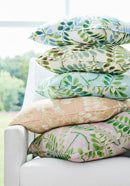 Augusta Pillow Cover in Blue Green, Thibaut Pillows