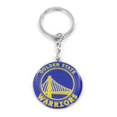 Golden State Warriors Metal Logo Keychain by Dynasty Sports & Framing