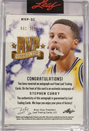 Steph Curry Finals MVP Photo & Autographed Card Golden State Warriors Framed Collage - 1/316 by Dynasty Sports & Framing