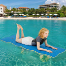 7 Inches x 2 Inches Water Mat with Safety Tether and Pillow Design for Lake and Pool-Blue by LJGDeals