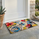 Watercolor Floral Coir Doormat