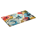 Watercolor Floral Outdoor Doormat – 18" x 30" Non-Slip, Nylon