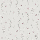 Green and Pink Floral Removable Wallpaper