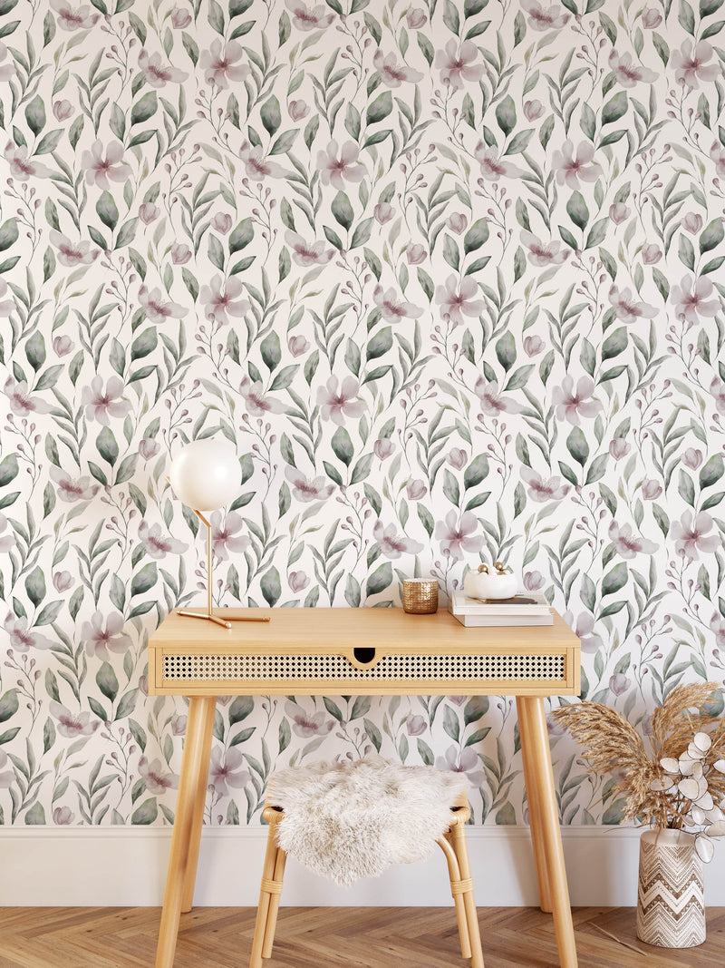 Botanical Wallpaper Peel and Stick Wall Mural