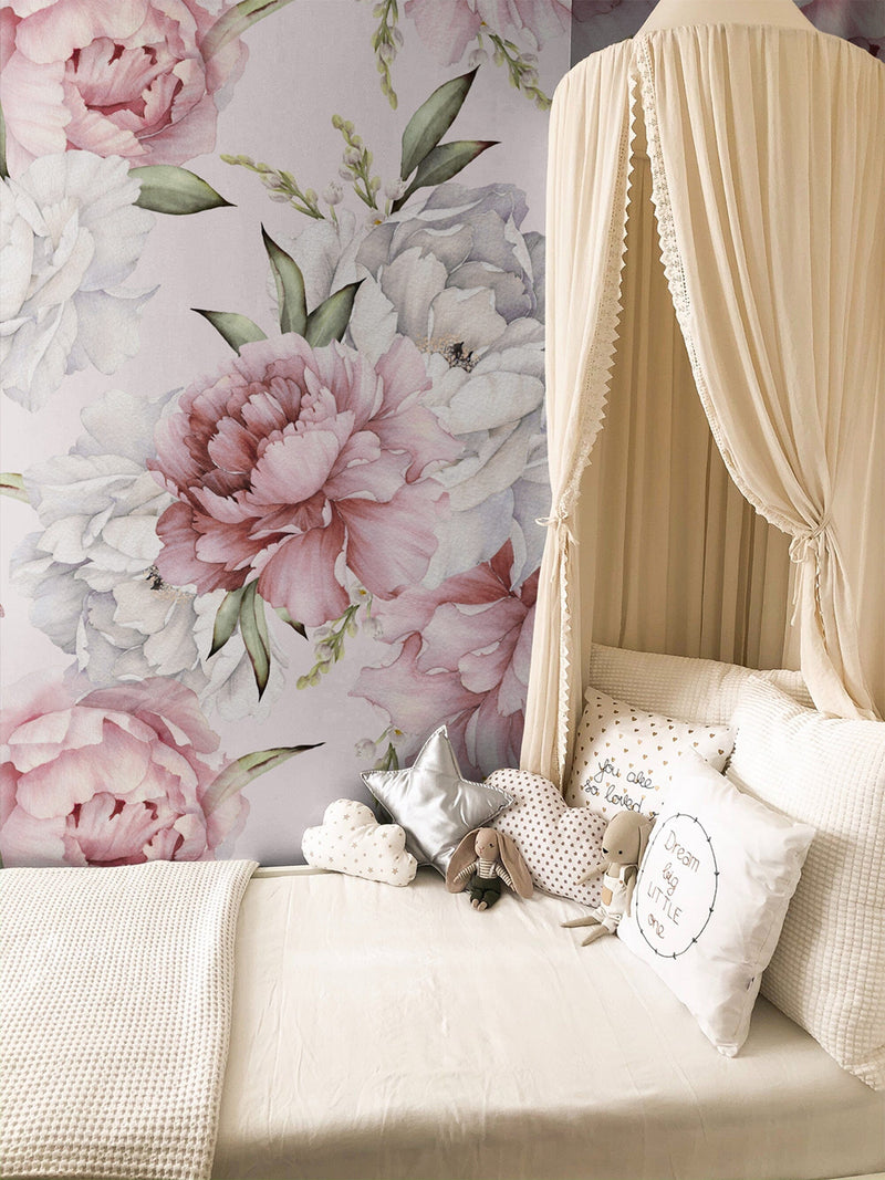 Light Pink Peony Wallpaper