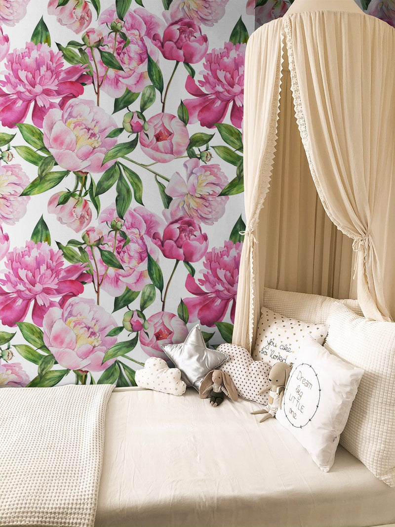 Pink Peony Wallpaper