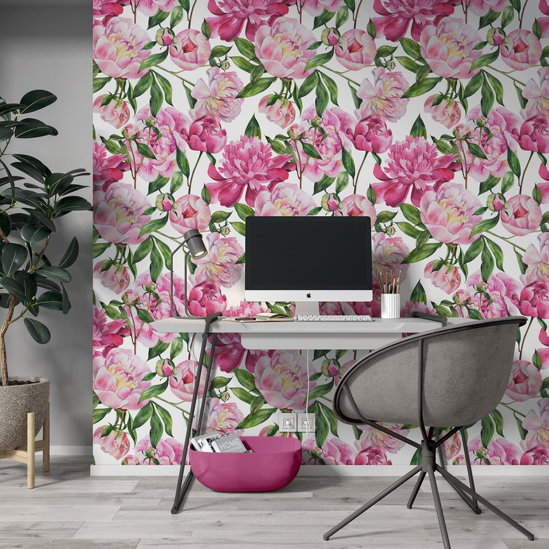 Pink Peony Wallpaper