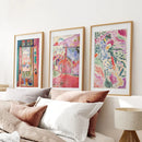 Set of 3 Henri Matisse Posters. Watercolor Landscape by Wall Art Set