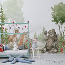Baby Deer Woodland Nursery Wallpaper