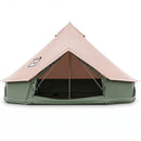 Waterproof Bell Tent with Stove Jack and Mesh Windows