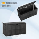 100 Gallon Outdoor Deck Box with Lockable Lid by LJGDeals