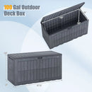 100 Gallon Outdoor Deck Box with Lockable Lid by LJGDeals