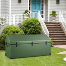 Waterproof Outdoor Storage Box with Ventilated Window Adjustable Snap-Green by LJGDeals