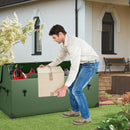 Waterproof Outdoor Storage Box with Ventilated Window Adjustable Snap-Green by LJGDeals