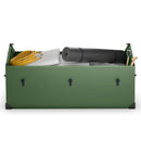 Waterproof Outdoor Storage Box with Ventilated Window Adjustable Snap-Green by LJGDeals