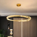 Wave Circle Elegant Crystal Chandelier