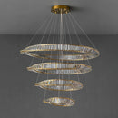 Wave Circle Crystal Chandelier