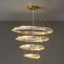 Wave Circle Crystal Chandelier