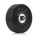 Wayne Simmonds Autographed Philadelphia Flyers Hockey Logo Puck by Dynasty Sports & Framing
