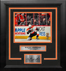 Wayne Simmonds Fist Pump Philadelphia Flyers 8" x 10" Framed Hockey Photo with Engraved Autograph by Dynasty Sports & Framing