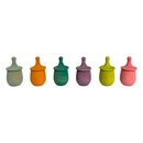 **Pre-order (Ships in 1-2 Weeks)**Set of 6 Stained Little Things Wooden Treasure Boxes – Pastel / Macaron Colors