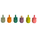 **Pre-order (Ships in 1-2 Weeks)**Set of 6 Stained Little Things Wooden Treasure Boxes – Pastel / Macaron Colors