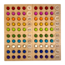 **Pre-order (Ships in 2-3 Weeks)**Hundred Frame Coin Pockets Set with Counting and Alphabet Coins