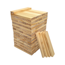 120-Piece Natural Wooden Building Planks Set | Open-Ended STEM Construction