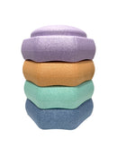 6 Pieces Pastel Rainbow Stepping Stones Set